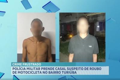 Casal é preso após tentar roubar moto em São José de Ribamar