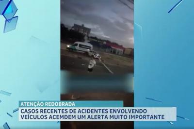 Engavetamento na Estrada de Ribamar reforça alerta sobre atenção no trânsito