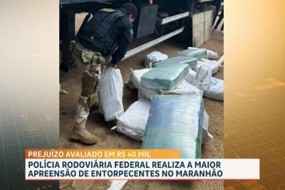 Operação da PRF e Receita Federal apreende de quase 1 tonelada de drogas no Maranhão