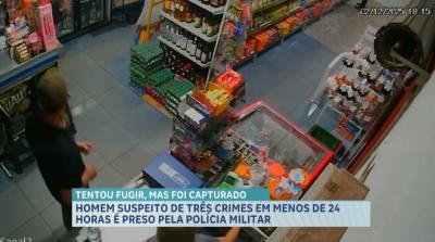 Suspeito é preso pela polícia por diversos crimes no Maranhão