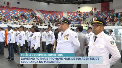 Mais de 600 oficiais e praças do Corpo de Bombeiros e da PMMA são promovidos