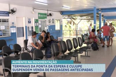 Terminais da Ponta da Espera e Cujupe suspendem venda de passagens durante Carnaval