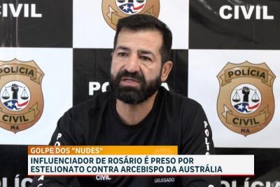Influenciador de Rosário é preso por estelionato contra arcebispo da Austrália