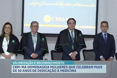 CRM-MA homenageia médicas que celebram mais de 50 anos de dedicação à medicina