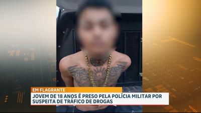 Jovem é preso por suspeita de tráfico de drogas na Vila Embratel, em São Luís