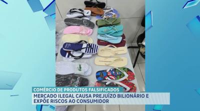 Comércio de produtos falsificados representa riscos a comerciantes e consumidores