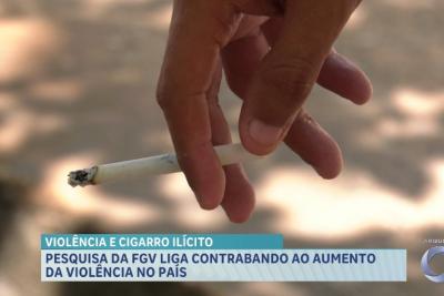 Levantamento da FGV demonstra ligação entre comércio ilegal de cigarros e crimes violentos no Brasil