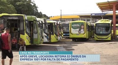 52 ônibus são apreendidos da empresa 1001, em São Luís