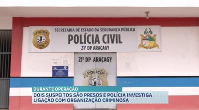 Durante operação, dois suspeitos são presos em São José de Ribamar