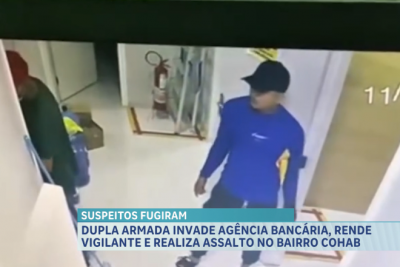 Instituição financeira é alvo de ação criminosa na Cohab, em São Luís