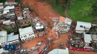 Sobe para 36 o número de mortos após temporais em Minas Gerais