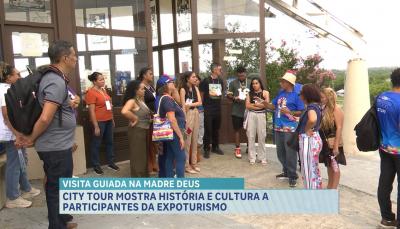 Visita guiada destaca história e cultura do bairro Madre Deus durante a Expo Turismo