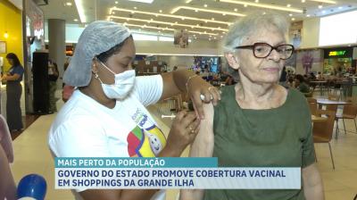 Vacinação contra a influenza é reforçada em shoppings de São Luís