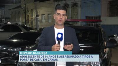 Adolescente de 14 anos é executado a tiros na porta de casa em Caxias