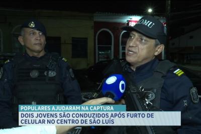 Guarda Municipal conduz dupla suspeita de furto de celular no centro de São Luís