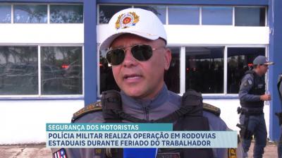 BPRv intensifica fiscalização em rodovias durante feriado do Dia do Trabalhador