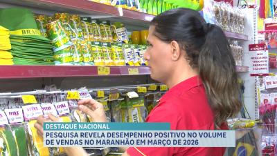 Comércio maranhense registra melhor desempenho do país em março, aponta IBGE