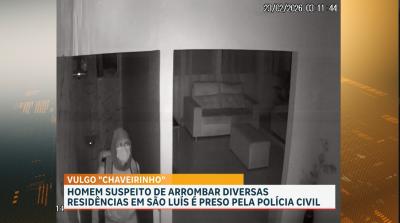Polícia Civil prende suspeito de envolvimento em assalto a residências