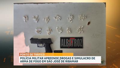 Polícia Militar apreende drogas e simulacro de arma de fogo em São José de Ribamar