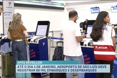 Aeroporto de São Luís prevê 88 mil passageiros no fluxo de retorno pós-Réveillon