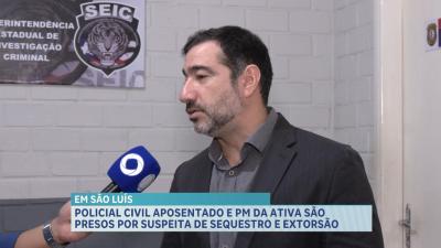 PM e policial civil aposentado são presos suspeitos de extorsão por meio de sequestro em São Luís