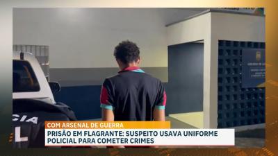 Homem é preso suspeito de utilizar uniforme policial para crimes na Grande Ilha
