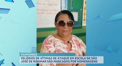 Velório de vítimas de ataque em escola de São José de Ribamar reúne familiares e amigos