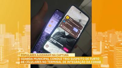 Guarda Municipal atende duas ocorrências de furto de celulares no terminal da Cohab