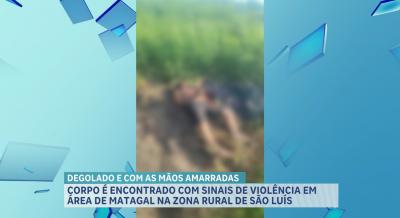 Homem é encontrado morto com sinais de extrema violência em área de mata na zona rural de São Luís