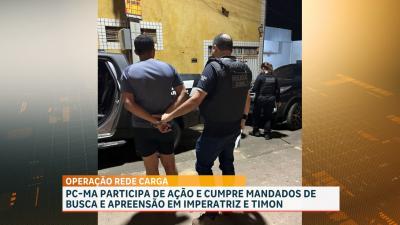 PC-MA cumpre mandados e prende suspeitos de esquema criminoso em Imperatriz e Timon No Maranhão, a Polícia Civil do Maranhão participou da operação integrada que cumpriu mandados de prisão e busca e apreensão nas cidades de Imperatriz e Timon. Quatro pess