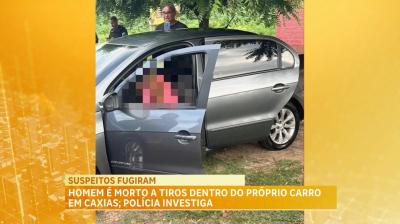 Homem é morto dentro do próprio carro à tiros em Caxias; polícia investiga