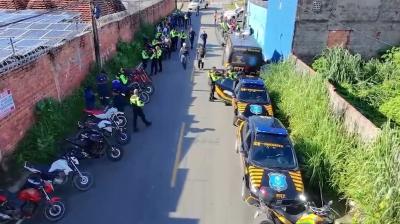 Uma pessoa é presa e diversa motos são apreendidas durante ação das forças de segurança