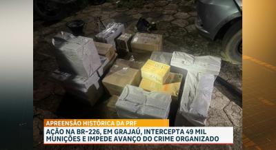 Apreensão histórica de munições reforça atuação da PRF no Maranhão