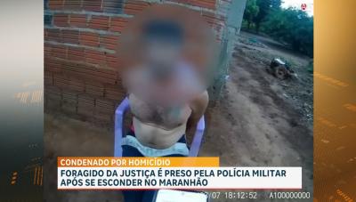 PM prende foragido da justiça por homicídio no município de São João dos Patos