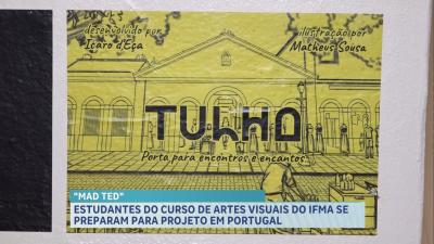 Estudantes do curso de artes visuais do IFMA se preparam para projeto internacional em Portugal