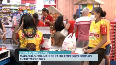 Maranhão gera mais de 73 mil empregos formais entre 2023 e 2025, segundo levantamento do Novo Caged