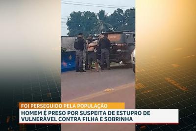 Suspeito de abusar da filha e da enteada é preso no município Centro do Guilherme
