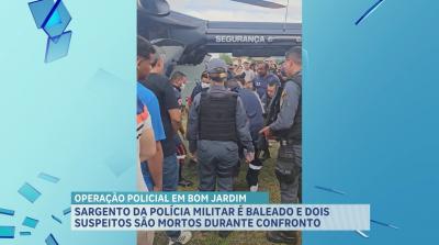 Sargento da PM baleado em Bom Jardim chega a São Luís para dar continuidade ao tratamento