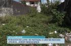 Morador denuncia lixo e matagal em rua do Jardim Renascença