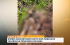 Corpo com marcas de facadas é encontrado em estrada rural em Viana 